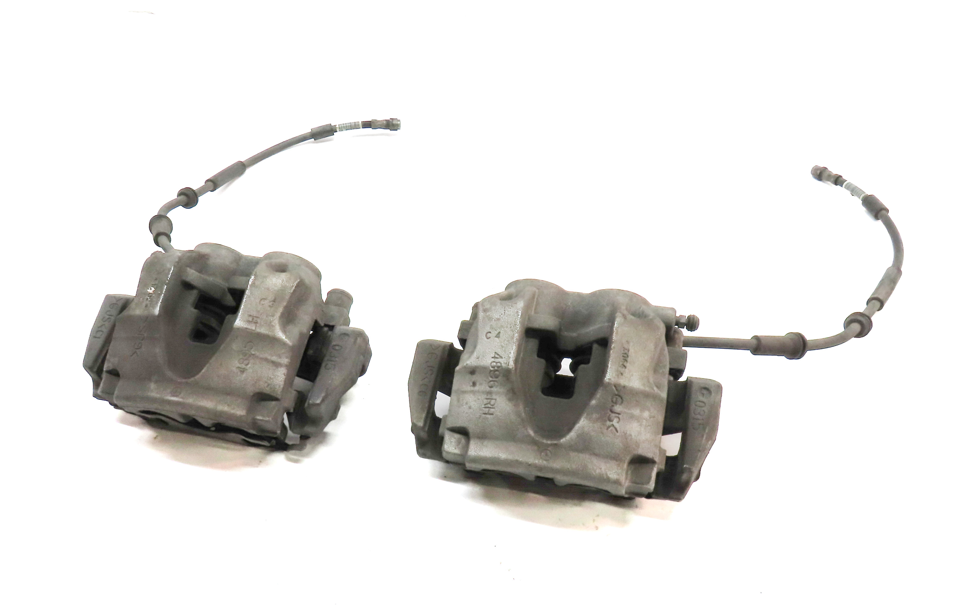2012-2019 MERCEDES GL350 GL450 GLS350 ML350 (W166 X166) FRONT BRAKE CALIPER SET — exact item pictured